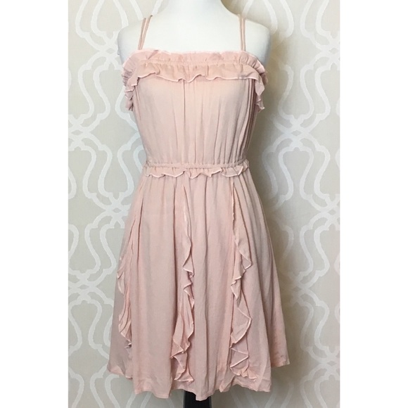 *LAST ONE* Boho Peachy Ruffle Dress - Picture 6 of 7